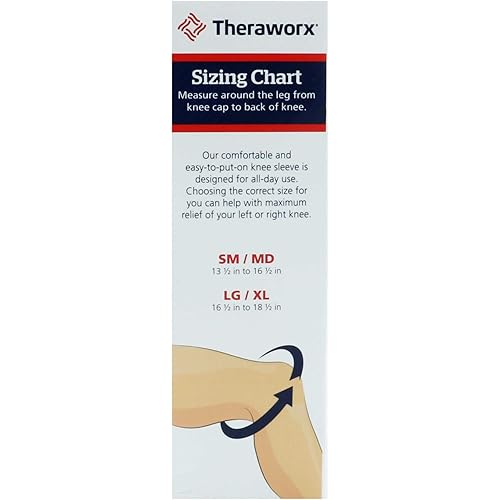 Theraworx Relief Joint Discomfort and Inflammation 3.4 Oz Foam, 1 Compression Knee and Glove