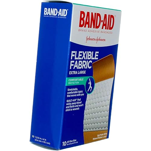 B-A Sport KneeElbow 5685 Size 10s Band-Aid Extra Large Flexible Fabric Knee & Elbow