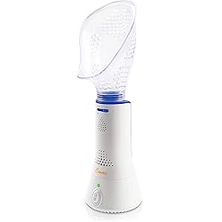 Crane Corded Personal Steam Inhaler - Bacteria Free Steam - for Sinus, Congestion, Cough, Cold Relief, Vapor Pad Compatible