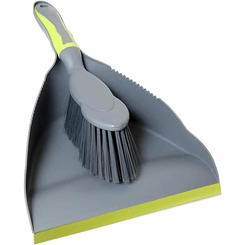 Broom and Dustpan,Dust Pans with Brush,Hand Broom and Dustpan,Small Broom and Dust Pan Set,Mini Broom and Dustpan Set, Clean Kitchen, Floor, Table, Animal Cage with Dustpan and Brush Set