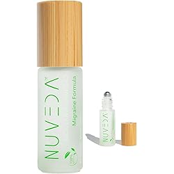 NUVEDA : Advanced All Natural Migraine Relief Stick - Modern Ayurvedic Headache Relief | Roll-On | Essential Oil Aromatherapy | Made in USA