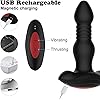 Prostate Massager Anal Vibrator with 10 Vibration Modes 3 Thrusting Speed, Adorime Butt Stimulator Plug for Male and Women Advanced Players Adult Sex Toy