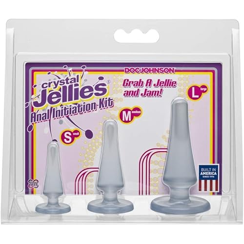 Doc Johnson Crystal Jellies - Anal Initiation Kit, Clear