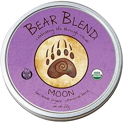 Bear Blend Organics Moon Herbal Ceremonial Blend 22g - Herbal Smoking Blend - Smokable Herbs - Herbal Tea - Herbal Cigarettes - Herbal Smoke Blend