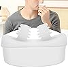 Anti Snoring Devices, Effective Humanized Reusable Anti Snoring Plugs Nasal Dilator Electric for Human BodyEnglish-LF03 White