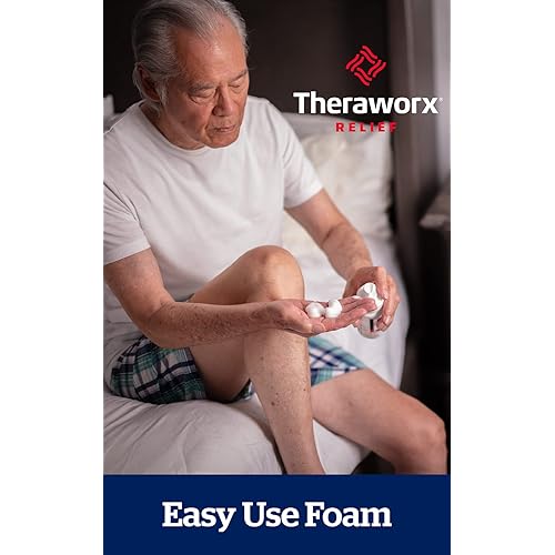 Theraworx Relief Joint Discomfort & Inflammation Foam for Joints in The Knees and Hands - 7.1 oz - 1 Count