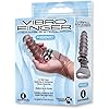 Sexy, Kinky Gift Set Bundle of VibroFinger, Finger Massager, Grey and Icon Brands The 9's, VibroFinger, Finger Massager, Grey