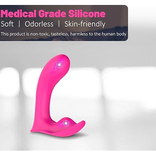 Smart Wearable Bluetooth G Spot Clit Panty Vibrator for Women with APP Control, Pelepas Invisible Vibrating Panties Egg 11 Vibration 2 Motors Waterproof Butterfly Clitoral Stimulator Adult Sex Toys
