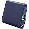 Goodern Compatible for Carry Case Cover High PU Leather Wallet Tobacco Storage Pouch Bag with Cartridge Slot for IQOS 3.0IQOS 3 Duo Blue