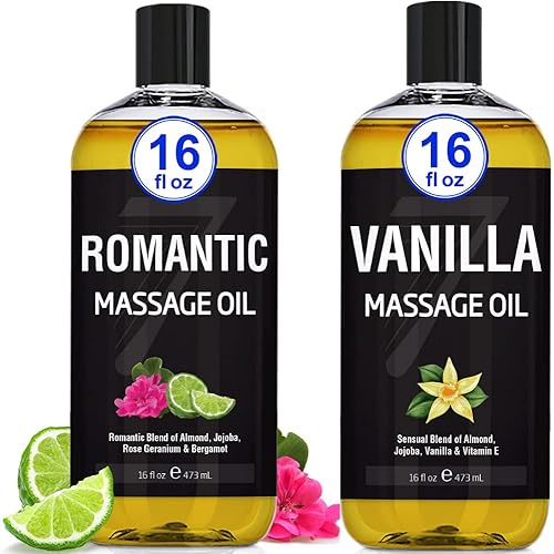 Romantic Massage Oil & Vanilla Massage Oil