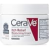 CeraVe Moisturizing Cream for Itch Relief | Anti Itch Cream with Pramoxine Hydrochloride | Relieves Itchy with Minor Skin Irritations, Sunburn Relief, Bug Bites | Fragrance Free | 12 Ounce