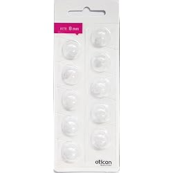 OTICON Replacement Domes for MiniRite Hearing Aids 8mm Open