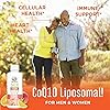 Vitamin C & CoQ10 Immunity Megadose Liposomal Bundle by MaryRuth's | Megadose Vitamin C Liposomal 500mg, 7.6oz | Megadose CoQ10 Liposomal 75mg, 7.6oz | Vegan, Non-GMO