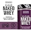 Clear Naked Whey Isolate Protein Powder, Grape Flavor, 100% Iso Protein Powder, No GMOs or Artificial Sweeteners, Gluten-Free, Soy-Free - 30 Servings