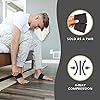 BraceAbility Copper Arch Support Bands - Flat Feet Compression Brace Sleeves for Fallen Arches Treatment, Heel Spur Pain Relief, Achilles Tendonitis Foot Care, Plantar Fasciitis Correction, SM Pair