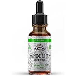 Dandelion Root Tincture Organic Dandelion Extract Taraxacum Officinale Health Supplement, Non-GMO in Cold-Pressed Organic Vegetable Glycerin 2 oz, 685 mg