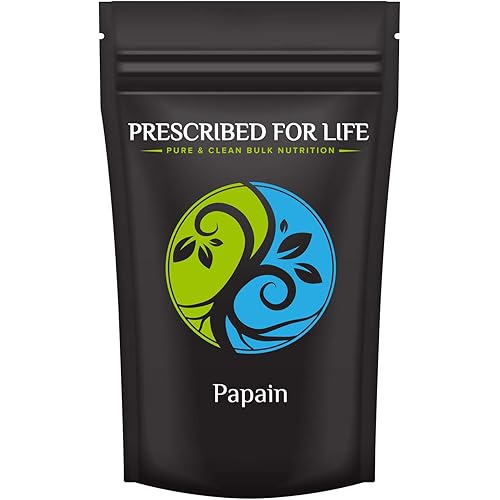 Prescribed for Life Papain - Natural Powder Extract of Papaya Fruit - Protein Digestive Enzyme Carica Papaya, 1 kg
