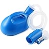 Portable Urinals for Men ONEDONE Men's Urinal Bottle Spill Proof Male Pee Bottle Urine Bottles 68 OZ for Hospital Home Camping Car Travel 45 Long Hose with Lid Blue