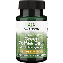 Swanson Full Spectrum Green Coffee Bean 400 Milligrams 60 Capsules