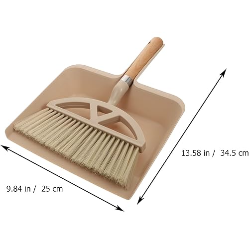 Hemoton Portable Dustpan Broom Cleaning Tool: Table Hair Removal Brush Broom Pet Dog Cat Hair Cleaner Household Small Sweeping Broom