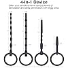 Utimi Urethral Sounds 4 Pcs Set Silicone Plug Beads Urethral with Different Size
