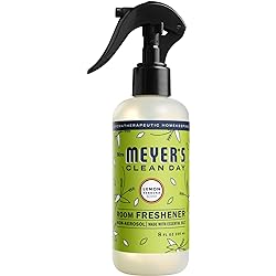 Mrs. Meyer's Room and Air Freshener Spray, Non-Aerosol Spray Bottle Infused with Essential Oils, Lemon Verbena, 8 fl. oz