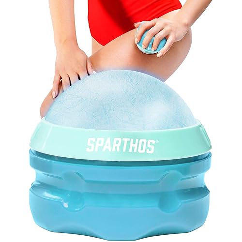 Sparthos Shoulder Brace [Universal Size] Sparthos Cold Massage Roller Ball [Electric Blue, 70mm]
