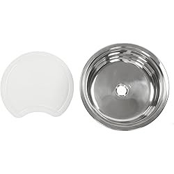 Acrylic Cutting Board RV Sink, RV Sink Kit Easy Assembly Practical Great Durability Robust 304 Stainless Steel for Hotel for Home