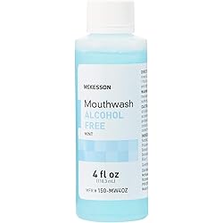 McKesson Mouthwash 4 oz. Mint Flavor Alcohol Free 150-MW4OZ 60 per Case