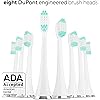 Aquasonic Vibe Series Ultra Whitening Toothbrush | Aquasonic 2-Pack of Refresh & Protect Day Toothpaste