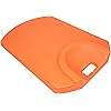 LINE2design CPR Rescue Lifesaver Board - EMS Medical First Aid Supplies Cardiac Board - Home Pool CPR Easy Patient Lifting Portable Lightweight Recessed Handle Lifesaver CPR Board - Orange
