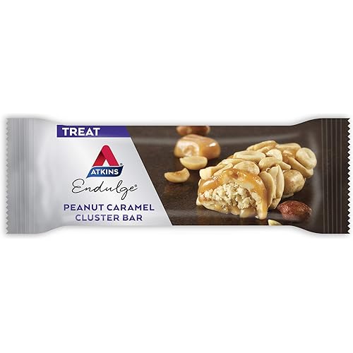 Atkins Endulge Bar Peanut Caramel Cluster -- 1.2oz 5 Bars