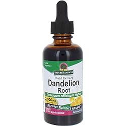 Nature's Answer Dandelion Root with Organic Alcohol, 2-Fluid Ounces | Liver Support | Promotes Healthy Digestion | Promotes Kidney Function