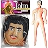 Forum Novelties Inflatable Male John Doll Costume for Halloween, Bachelor & Hen Party Accessories - 60”&#34