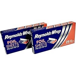 Reynolds Wrappers Pop Up Foil Sheets 2 Pack No cutting or Tearing