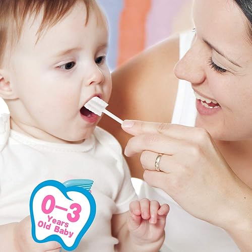 Baby Toothbrush,Infant Toothbrush,Baby Tongue Cleaner,Infant Toothbrush,Baby Tongue Cleaner Newborn,Toothbrush Tongue Cleaner Dental Care for 0-36 Month Baby,36 Pcs Free 4 Pcs