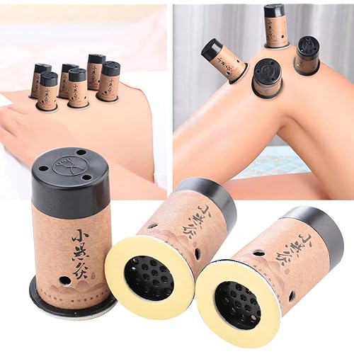 30Pcs Self Adhesive Moxa Stick Moxibustion Acupupoint Therapy Stick Natural Herbal Chinese Wormwood Heating Meridian for Pain Relief
