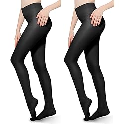 2 PCS Compression Pantyhose 20-30mmHg Tight Support Stockings Gradient Compression Closed Toe for Women Swelling Varicose Veins Edema M