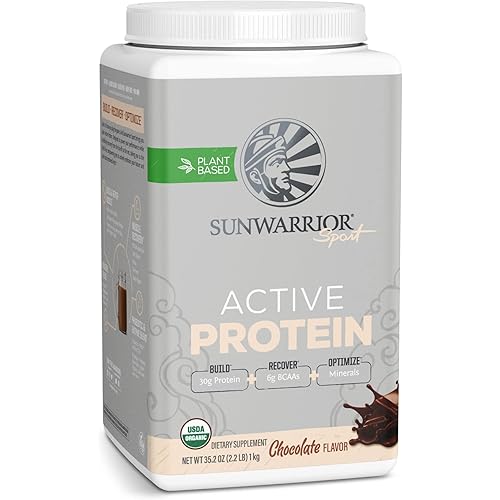 Sunwarrior Vegan Active Protein Powder - High Performance & Sugar Free & Vegan Active Creatine Monohydrate