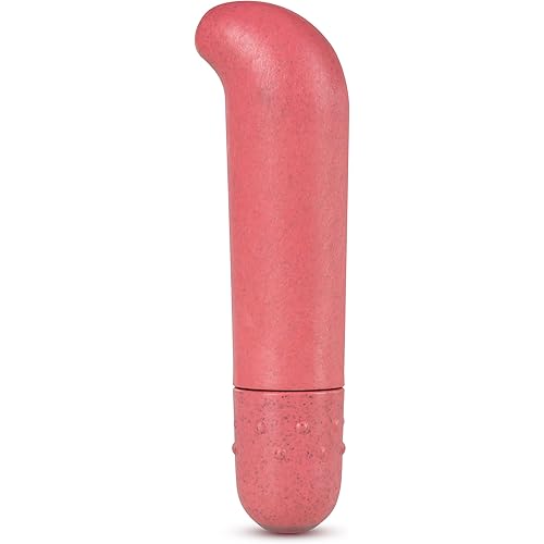 Blush Gaia Eco G Spot Vibe - The World's First Partially Compostable, Sustainable, Plant Based Non Petroleum Based G Spot Vibrator - 10 Vibrating Modes - Eco Friendly Mini Bullet Sex Toy for Women