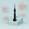 Sonic LED Whitening Toothbrush for Teeth Whitening & Gum Care | Rechargeable | Ultrasonic with 2 Blue-Lights LED Brush for Max Whitening Heads with RED LED for Gum Care