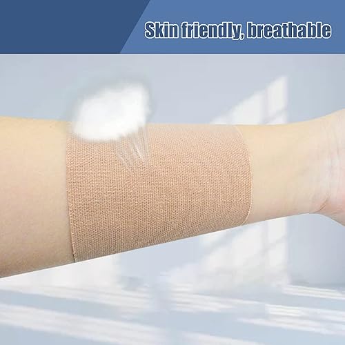 Adhesive Bandage Wrap, Skin Friendly Low Sensitivity Glue Strong Stickiness Stretch Bandage for Men for Ankle