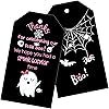 50 Pieces Halloween Thank You Favor Tags Thanks for Celebrating Our Little Boo Gift Tags Spooky Ghost Thank You Tags Baptism Favors for Guests Wedding Baby Shower Birthday Party Supplies Girl Style