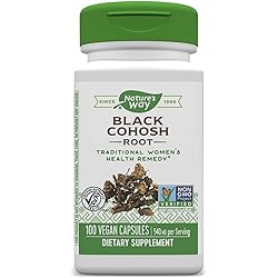 Nature's Way Black Cohosh Root 540 mg, 100 Vegan Capsules