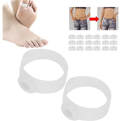 Toe Ring Made of Silicone, 10 Pairs Magnetic Toe Ring Silicone Highly Elastic Soft Slimming Slimming Toe Ring, for Slimming Weight Loss