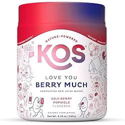 KOS Reds Superfood Powder - Beet Root, Goji Berries, Acai - Energy Booster, Circulation Support - Delicious Goji Berry Popsicle Flavor