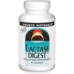 Source Naturals Lactase Digest, for Lactose Intolerance - 90 Capsules