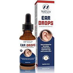 Natural Ear Drops for Ear Infection Treatment – Organic Ear Drops for Adult, Kids, Baby, Dog & Pets – Relieves Ear Aches, Itchy Ears, Infections, Swimmer's Ear, Loosens Wax – Kids Safe, Made in USA
