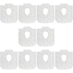 Toilet Covers Disposable Potty Papers Sanitary Paper Safety Cover 10pcs Keep Toilets Clean Family Healthy for Commercial Home Travel