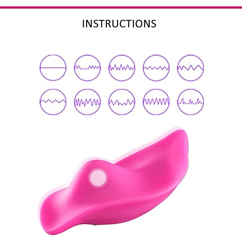 Vibrating Panties,Wearable Panty Vibrator,Wearable Panty Vibrator with Remote Control,Rechargeable Quiet Clitoral Vibrator,with 9 Powerful Vibration Modes, Waterproof, Suitable for Women or Couples